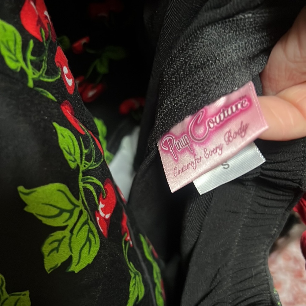Pinupgirl (PUG) Fit and flare Cherries dress - Picture 2 of 2